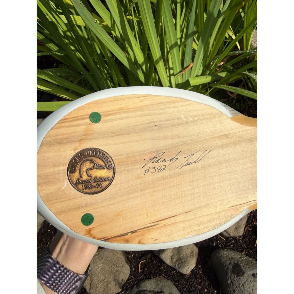 Vintage Ducks Unlimited Signed "Randy Tull" 1989-90 Northern Pintail Drake Duck - Picture 8 of 10